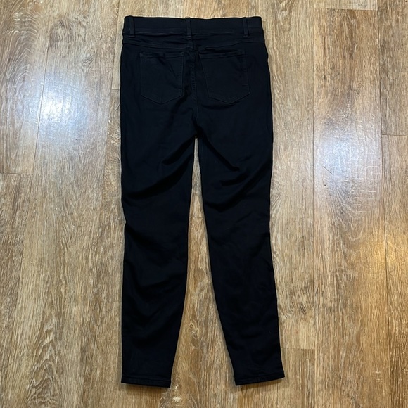 Spanx Black Pull On Skinny Ankle Pants Jeans EUC Stretch Women's Medium M - Picture 5 of 13